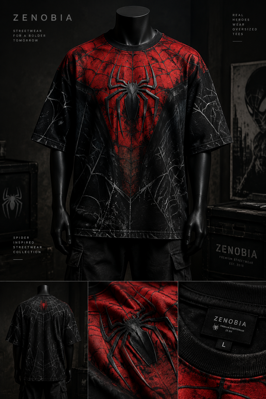 Alt text​Spiderman Tshirt Collection - ZENOBIA
