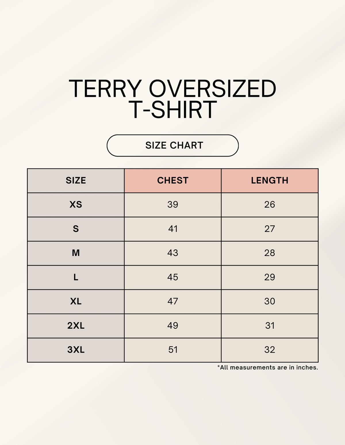 Alt text​Unisex Terry Oversized Tee - ZENOBIA