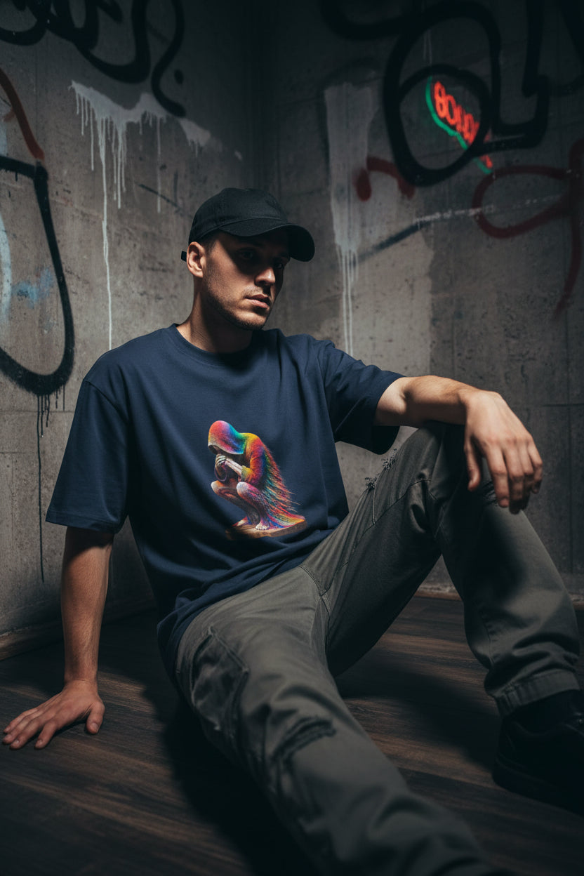 Alt text​Unisex Oversized Standard T-Shirt - ZENOBIA